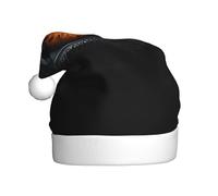 WHJDPP Sombrero de Navidad estampado de ojo de diablo con fondo negro puro para celebraciones festivas de adultos, como regalo para hombres y mujeres