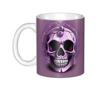 WHJDPP Taza de cerámica con imagen de cabeza de uva, tazas para capuchino, latte, cereales, yogur, leche, bebidas calientes o frías, horno de microondas