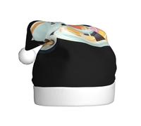 WHJDPP Té de la tarde en la mansión sombrero de Navidad impreso para celebraciones festivas de adultos como regalo para hombres y mujeres