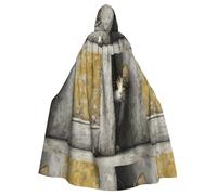 WHJDPP The joy of cat and mouse Printing Halloween - Capa con capucha para adultos, sin cremallera, cómoda y duradera para juegos de rol