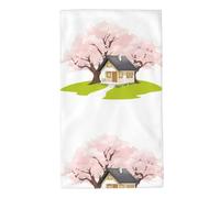 WHJDPP Toalla con imagen de People Under The Flower Trees de 27.5 x 16 pulgadas, agradable al tacto, absorbentes, esponjosas y suaves para baño, playa, exteriores