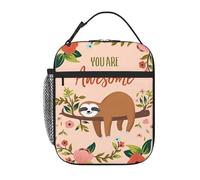 WHJDPP You are Awesome - Bolsa de almuerzo portátil con aislamiento de mano adecuada para estudiantes para trabajar y viajar