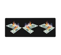 WHJSHOP Alfombrilla de mouse extragrande con patrón de deseo ardiente de 12 x 31.5 pulgadas para computadoras de escritorio, portátiles, computadoras personales