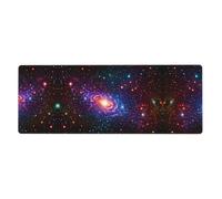 WHJSHOP Alfombrilla de ratón extragrande con patrón de estrellas giratorias, 12 x 31.5 pulgadas, para computadoras de escritorio, portátiles, computadoras personales