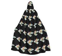 WHJSHOP Burning Desire Picture - Capa con capucha para adultos, para Halloween, disfraces de juegos de rol y fiestas temáticas