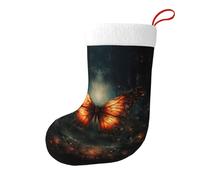 Whjshop Butterfly in The Vortex - Calcetines decorativos de Navidad para árboles de Navidad, mesas de comedor