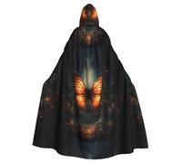 WHJSHOP Butterfly In The Vortex Picture - Capa con capucha de Halloween para adultos, ropa para hombre y mujer, juego de rol