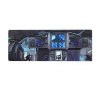 WHJSHOP Cabin of The Future Picture - Alfombrilla de mouse extra grande para computadora, oficina, juegos, versión gruesa, 30,5 x 80 cm