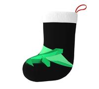 Whjshop Calcetines de Navidad con estampado de aviones de origami de doble cara para decoración de interiores y fiestas de gran capacidad
