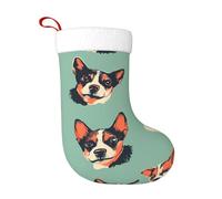 WHJSHOP Calcetines decorativos de Navidad con estampado de avatares de animales para decorar durante Halloween, Navidad y Año Nuevo