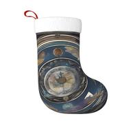 WHJSHOP Calcetines decorativos de Navidad con estampado de brújula de tarot, suaves, esponjosos y duraderos para Halloween, reuniones de vacaciones, etc
