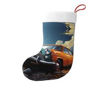 Whjshop Calcetines decorativos para árboles de Navidad, mesas de comedor, con texto en inglés "Take A Trip in the Car"