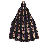 WHJSHOP Capa con capucha moderna y fresca para adultos, sin cremallera, cómoda y duradera para juegos de rol