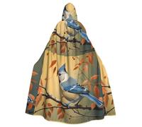 WHJSHOP Capa con capucha para adultos con estampado de tetas azules realistas, sin cremallera, cómoda y duradera para juegos de rol