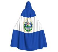 WHJSHOP Capa con capucha para adultos de El Salvador para Halloween, disfraces de juego de rol y fiestas temáticas