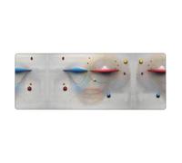 WHJSHOP Chaos Theory - Alfombrilla de mouse extragrande de 12 x 31.5 pulgadas para computadoras de escritorio, portátiles, computadoras personales
