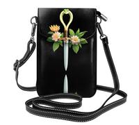 WHJSHOP Cobra - Bolso bandolera de piel para mujer, diseño de flor, impermeable y duradero