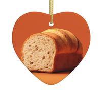 WHJSHOP Colgante de cerámica con patrón de pan de color puro, decoración de interiores, regalo para festivales