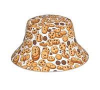 WHJSHOP Cookies Food - Gorro reflectante con diseño de galletas con chispas de chocolate para hombres y mujeres, para viajes, camping y actividades al aire libre