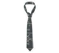 WHJSHOP Corbata de hombre con estampado de cálculo de matemáticas Geek, para negocios, uso diario, trabajo, cumpleaños, bodas, fiestas, banquetes, fácil cuidado, 144 x 8 cm