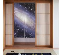 WHJSHOP Cosmic Starlight Picture Cortina de puerta con empalme de protección de privacidad adecuada para cocina, baño, habitación, 86 x 142 cm