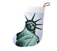 Whjshop Estatua de la Libertad en Nueva York - Calcetines decorativos de Navidad para árboles de Navidad, mesas de comedor