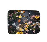 WHJSHOP Funda portátil a prueba de golpes para laptop con estampado de flores silvestres de asfalto para hombres y mujeres, viajes de negocios, uso diario en la oficina
