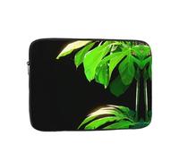 WHJSHOP Funda portátil a prueba de golpes para laptop con estampado de hojas de plátano Under The Light para hombres y mujeres, viajes de negocios y uso diario en la oficina