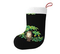 Whjshop Gopher On The Mango Tree - Calcetines decorativos de Navidad para árboles de Navidad, mesas de comedor