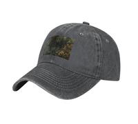 WHJSHOP Gorra de béisbol negra para adultos, diseño de nubes bajo el abismo, para hombres y mujeres, cómoda y ajustable, Deep Heather, talla nica
