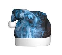 WHJSHOP Gorro de Navidad con estampado de lobo caminante para adultos, por lo que es un regalo divertido y duradero para hombres y mujeres