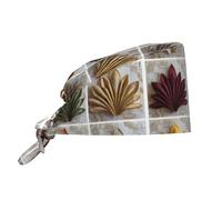 WHJSHOP Gorro de trabajo de limpieza The Art of Napkin, sombrero de chef plegable para mujeres y hombres, ajustable, transpirable, negro