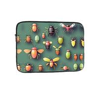 WHJSHOP Insect Atlas Picture - Funda para portátil a prueba de golpes para hombres y mujeres, viajes de negocios, escuela y oficina, uso diario