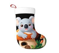WHJSHOP Koala in The Mushroom House - Calcetines decorativos de Navidad para decorar durante Halloween, Navidad y Año Nuevo