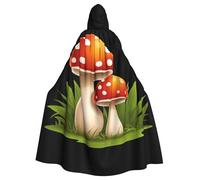 WHJSHOP La capa con capucha para adultos con diseño de hongos buscando mamá es una capa súper grande, cómoda y duradera