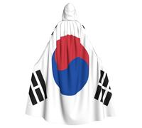 WHJSHOP La capa con capucha para adultos con patrón de bandera de la República de Corea es una capa súper grande, cómoda y duradera