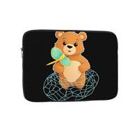 WHJSHOP Little Bear in The Net - Funda para portátil a prueba de golpes, para hombres y mujeres, viajes de negocios, escuela y oficina