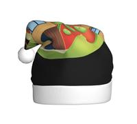 WHJSHOP Maravilloso sombrero de Navidad estampado de Apple House para adultos, por lo que es un regalo divertido y duradero para hombres y mujeres