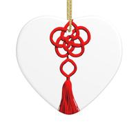 WHJSHOP May All Your Wishes Come True - Colgante de cerámica para Navidad, decoración de interiores, regalo para festivales