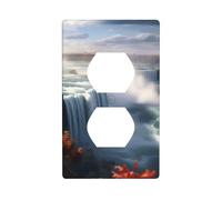 WHJSHOP Niagara Falls Prints - Panel de pared de doble enchufe eléctrico es resistente a los golpes y duradero, 4.5 x 2.75 pulgadas