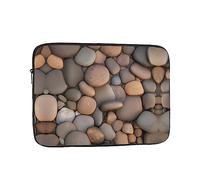 WHJSHOP Pebbles in The Beach Picture - Funda para portátil a prueba de golpes para hombres y mujeres, viajes de negocios, escuela y oficina, uso diario