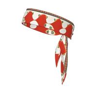 WHJSHOP Runner - Pañuelo deportivo con diseño de caballo dala sueco, diadema casual, elástica, absorbe el sudor, ajustable, antideslizante