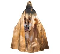 WHJSHOP Shiba Inu Picture - Capa con capucha para adultos para hombre y mujer, para juegos de rol
