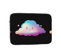 WHJSHOP Smiling Little Colorful Cloud Pattern - Funda portátil a prueba de golpes para hombres y mujeres, viajes de negocios, escuela y oficina