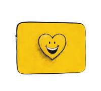 WHJSHOP Smiling Love Pattern - Funda para portátil a prueba de golpes para hombres y mujeres, viajes de negocios, escuela y oficina