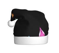 WHJSHOP Sombrero de Navidad con diseño de gotas de agua de cristal de colores para adultos y fiestas de Halloween