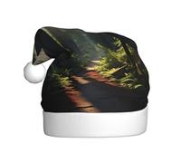 WHJSHOP Sombrero de Navidad con estampado de bosque de secuoya de California para adultos, por lo que es un regalo divertido y duradero para hombres y mujeres