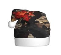 WHJSHOP Sombrero de Navidad con estampado de corazón roto para adultos, por lo que es un regalo divertido y duradero para hombres y mujeres