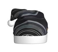 WHJSHOP Sombrero de Navidad con estampado de universo circular para adultos, por lo que es un regalo divertido y duradero para hombres y mujeres
