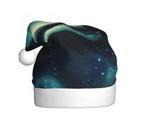 WHJSHOP Sombrero de Navidad con imagen de gato mirando estrellas para adultos para fiestas de Halloween